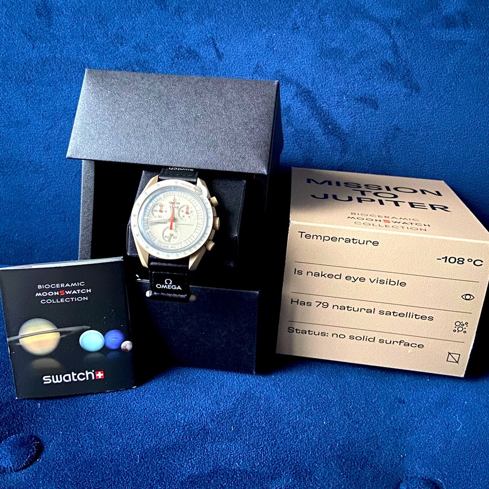NEW Swatch x Omega Mission to Jupiter watch